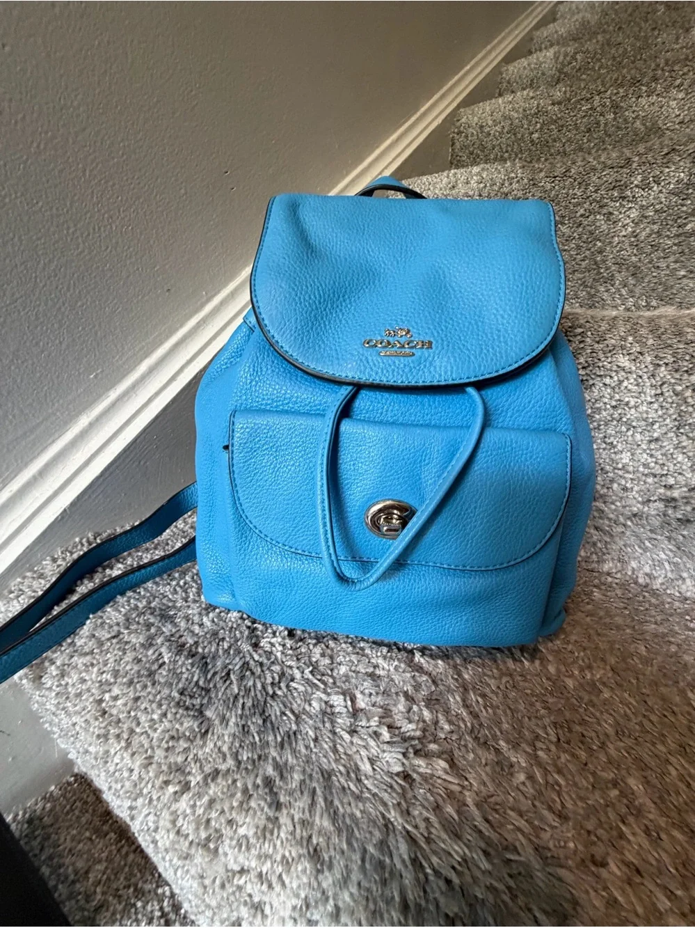 Coach Mini Turnlock Rucksack Backpack